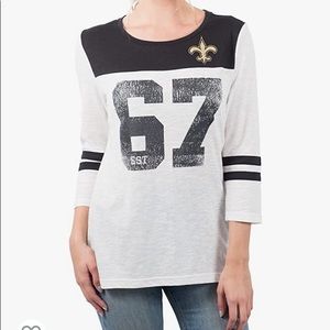 NWT NFL New Orleans Saints women’s vintage tee XL